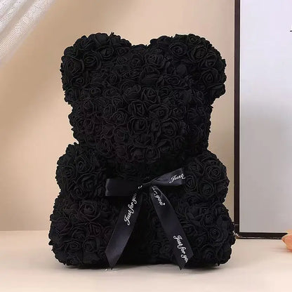 Rose Petal Teddy Bear Eternal Love Gift